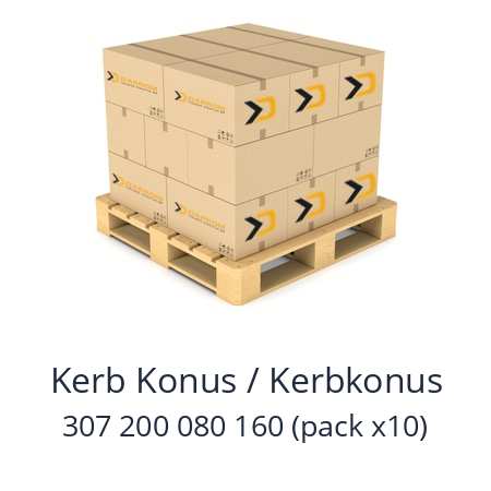   Kerb Konus / Kerbkonus 307 200 080 160 (pack x10)