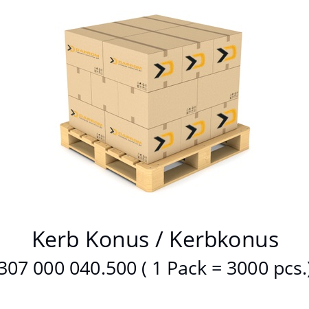   Kerb Konus / Kerbkonus 307 000 040.500 ( 1 Pack = 3000 pcs.)