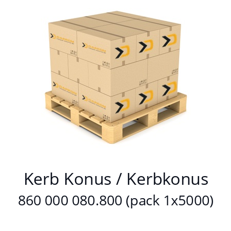   Kerb Konus / Kerbkonus 860 000 080.800 (pack 1x5000)