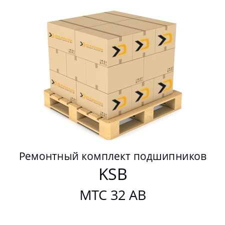 Ремонтный комплект подшипников MTC 32 AB KSB 