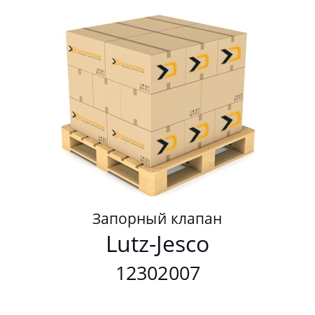 Запорный клапан  Lutz-Jesco 12302007