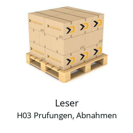   Leser H03 Prufungen, Abnahmen