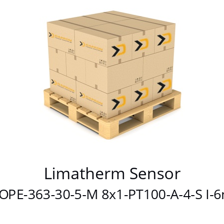   Limatherm Sensor TOPE-363-30-5-M 8x1-PT100-A-4-S I-6m