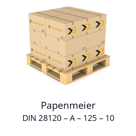   Papenmeier DIN 28120 – A – 125 – 10