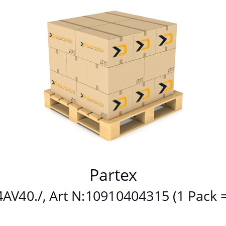   Partex PK-20004AV40./, Art N:10910404315 (1 Pack = 100 pcs)