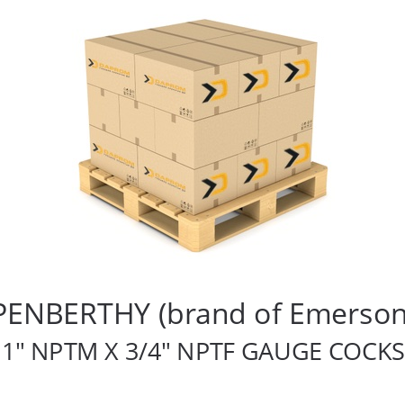   PENBERTHY (brand of Emerson) 1" NPTM X 3/4" NPTF GAUGE COCKS