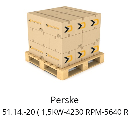   Perske KNS 51.14.-20 ( 1,5KW-4230 RPM-5640 RPM )