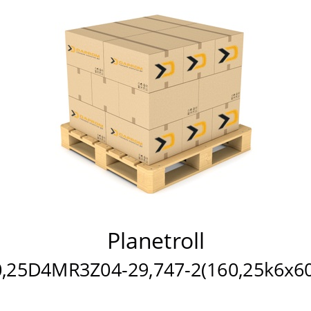   Planetroll 0,25D4MR3Z04-29,747-2(160,25k6x60)