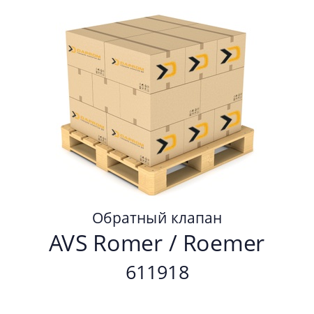 Обратный клапан XGR-1000-000-D50HA-04 AVS Romer / Roemer 611918