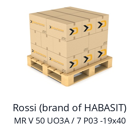   Rossi (brand of HABASIT) MR V 50 UO3A / 7 P03 -19x40