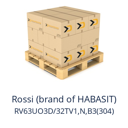   Rossi (brand of HABASIT) RV63UO3D/32TV1,N,B3(304)