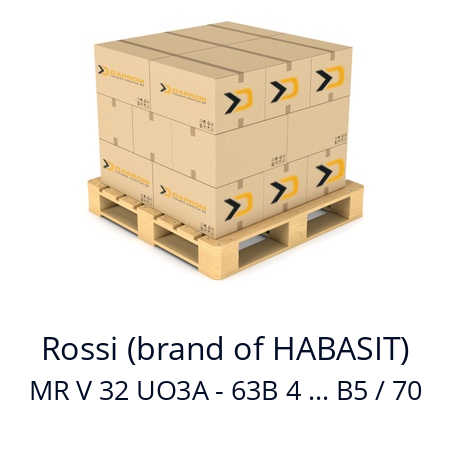   Rossi (brand of HABASIT) MR V 32 UO3A - 63B 4 ... B5 / 70