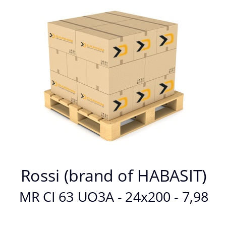   Rossi (brand of HABASIT) MR CI 63 UO3A - 24x200 - 7,98