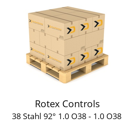   Rotex Controls 38 Stahl 92° 1.0 O38 - 1.0 O38