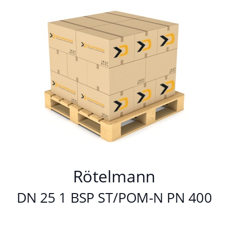   Rötelmann DN 25 1 BSP ST/POM-N PN 400