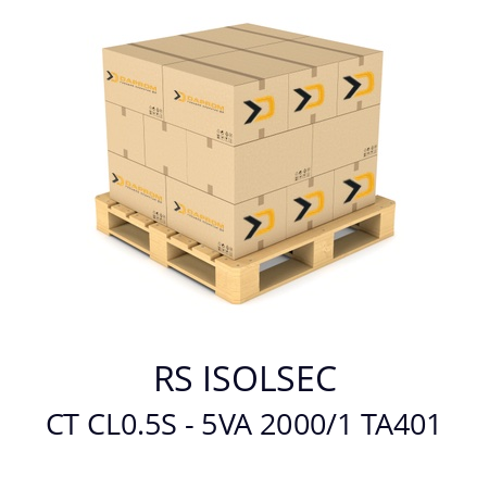   RS ISOLSEC CT CL0.5S - 5VA 2000/1 TA401