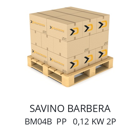   SAVINO BARBERA BM04B  PP   0,12 KW 2P