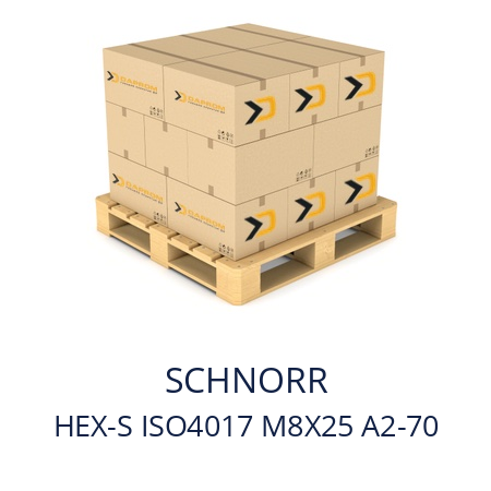   SCHNORR HEX-S ISO4017 M8X25 A2-70