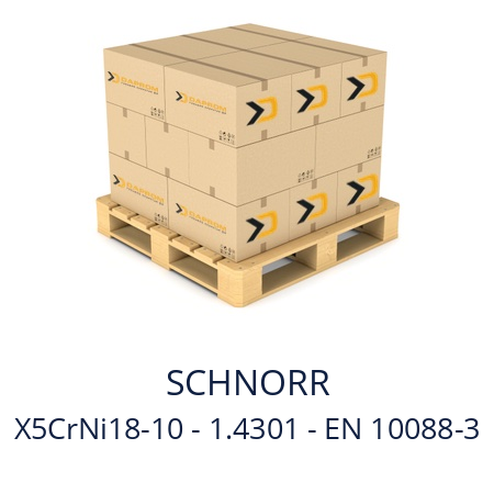   SCHNORR X5CrNi18-10 - 1.4301 - EN 10088-3