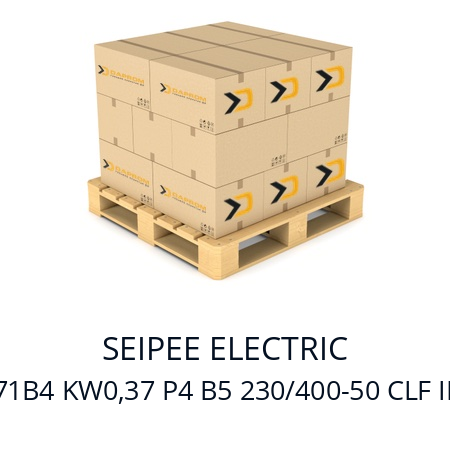   SEIPEE ELECTRIC JM71B4 KW0,37 P4 B5 230/400-50 CLF IP55