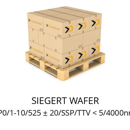   SIEGERT WAFER Si-Wafer 4P0/1-10/525 ± 20/SSP/TTV < 5/4000nm wet SiO2