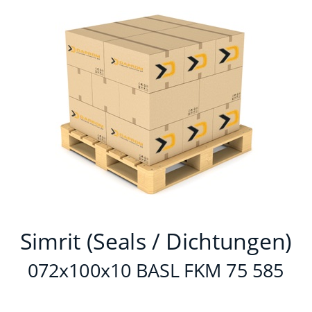   Simrit (Seals / Dichtungen) 072x100x10 BASL FKM 75 585