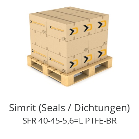   Simrit (Seals / Dichtungen) SFR 40-45-5,6=L PTFE-BR