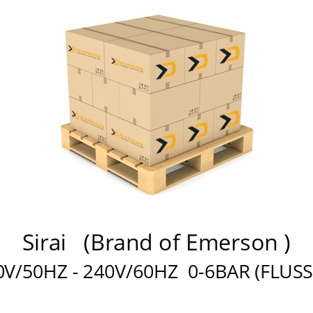   Sirai   (Brand of Emerson ) L153D07-Z134A-G3/4-220V/50HZ - 240V/60HZ  0-6BAR (FLUSSIGKEITEN), 0-8BAR (GASE)