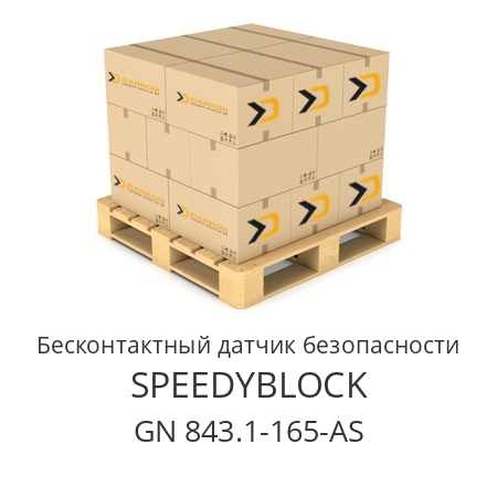 Бесконтактный датчик безопасности  SPEEDYBLOCK GN 843.1-165-AS