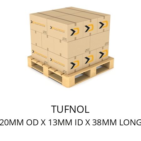   TUFNOL 20MM OD X 13MM ID X 38MM LONG