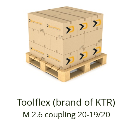   Toolflex (brand of KTR) M 2.6 coupling 20-19/20