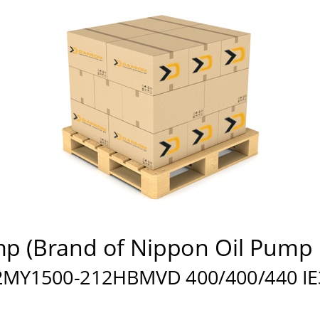   Trochoid pump (Brand of Nippon Oil Pump Manufacture) 2MY1500-212HBMVD 400/400/440 IE3