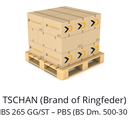   TSCHAN (Brand of Ringfeder) GHBS 265 GG/ST – PBS (BS Dm. 500-30 ST)