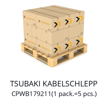   TSUBAKI KABELSCHLEPP CPWB179211(1 pack.=5 pcs.)