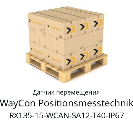 Датчик перемещения  WayCon Positionsmesstechnik RX135-15-WCAN-SA12-T40-IP67