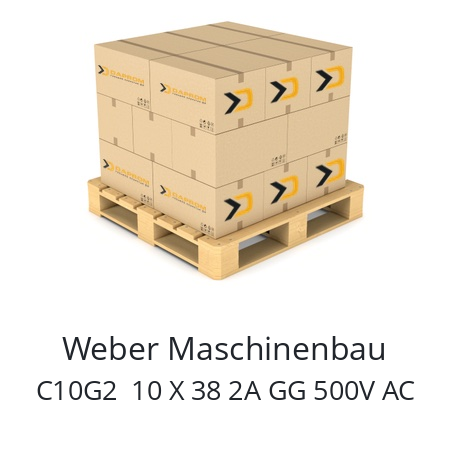   Weber Maschinenbau C10G2  10 X 38 2A GG 500V AC