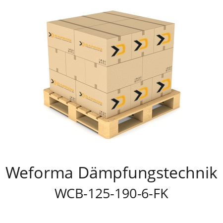   Weforma Dämpfungstechnik WCB-125-190-6-FK