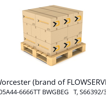   Worcester (brand of FLOWSERVE) 0,05A44-6666TT BWGBEG   T, S66392/3-1