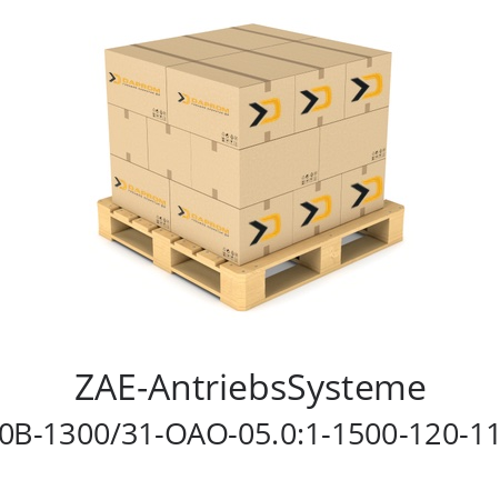  ZAE-AntriebsSysteme M040B-1300/31-OAO-05.0:1-1500-120-11 x 23