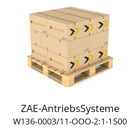   ZAE-AntriebsSysteme W136-0003/11-OOO-2:1-1500